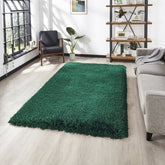 Montana Green Luxury Shaggy Rug - Pendle Village Furniture